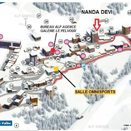 아파트 Le Nanda Devi - 3 Pieces 8 Pers - Le Nanda Devi 131nd - Plagne Centre Mae-9144 라 플라뉴