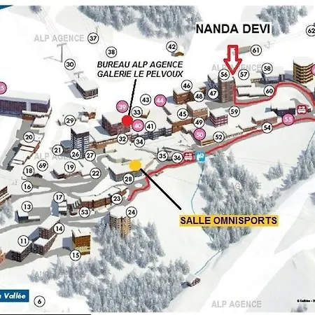 Le Nanda Devi - 3 Pieces 8 Pers - Le Nanda Devi 131nd - Plagne Centre Mae-9144 Apartmán La Plagne
